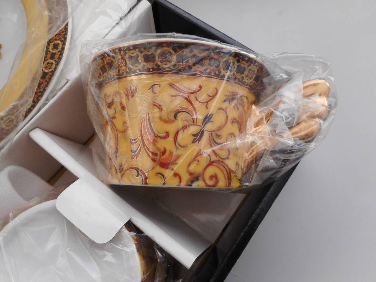 Amazon.co.jp: YAMATO Royal Cup & Plate ゴールド 2客セット 金彩
