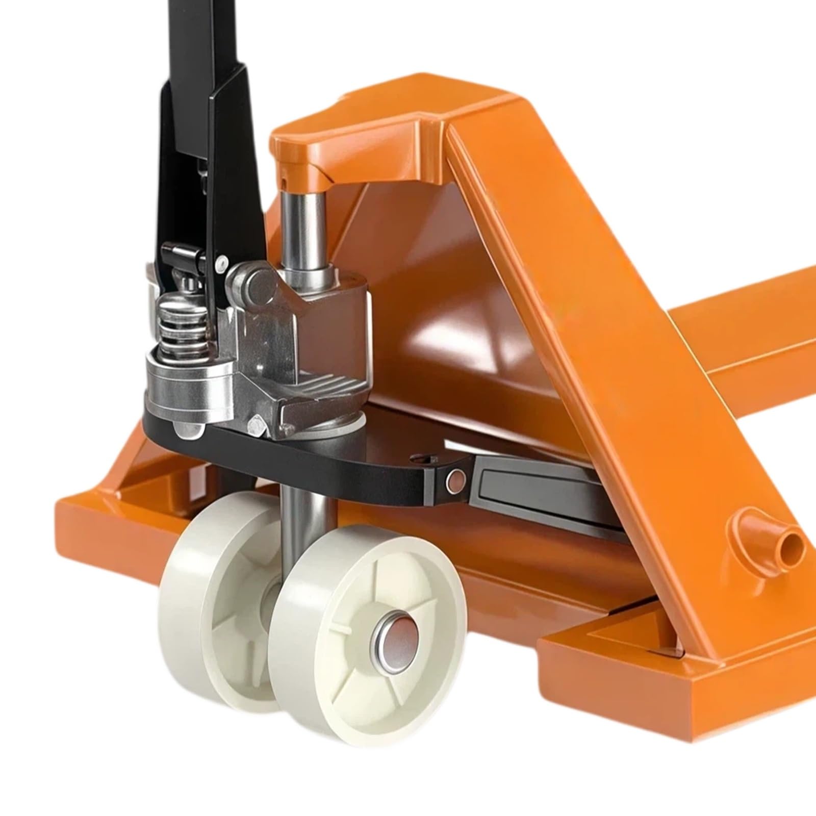 Lagerhäuser Hydraulischer Palettenheber, 180-Grad-Griff mit Fußentriegelung for Werkstatt-Produktionslinie(2000kg,Klein)