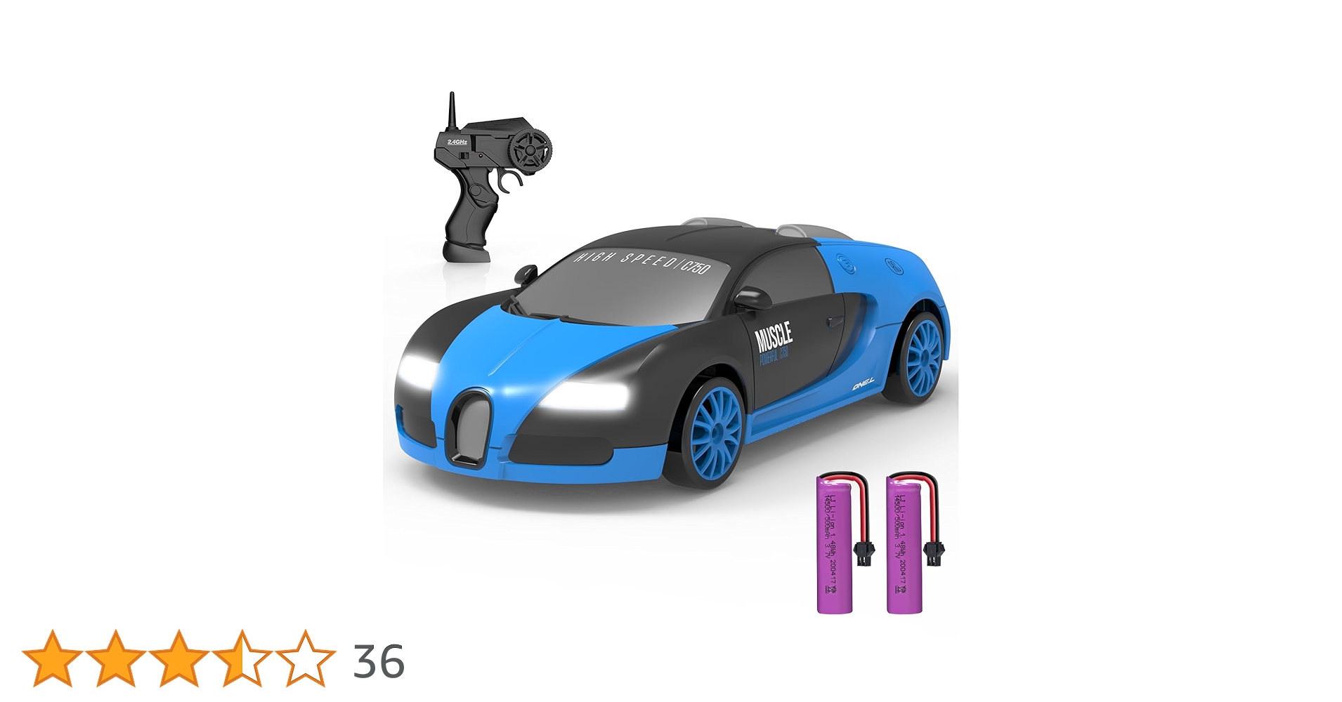 RC電動カ━ Amazon.co.jp: ラジコンカー 電動三輪車RTRモデル1/8 2.4G 2WD車
