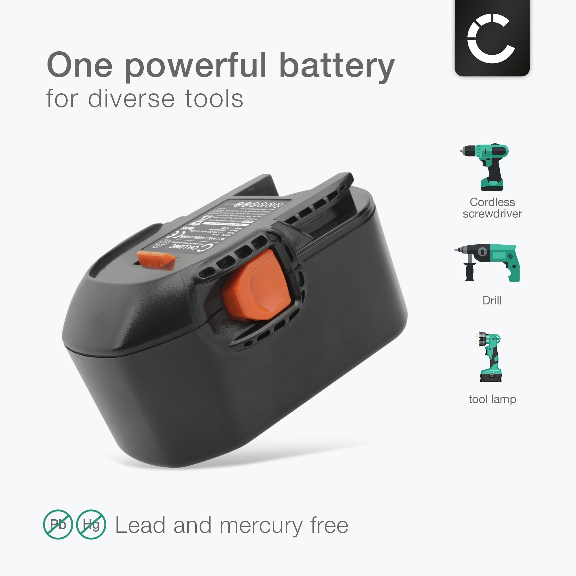 CELLONIC® Akumulator Premium (14,4 V, 3 Ah, Li-Ion) kompatybilny z AEG BS 14 C, BS 14 G2, BSB 14 C, BSB 14 G2 / kompatybilny z Würth Master SD 14.4 - L1414R, L1415, L1420R, L1430R akumulator zapasowy do narzędzi