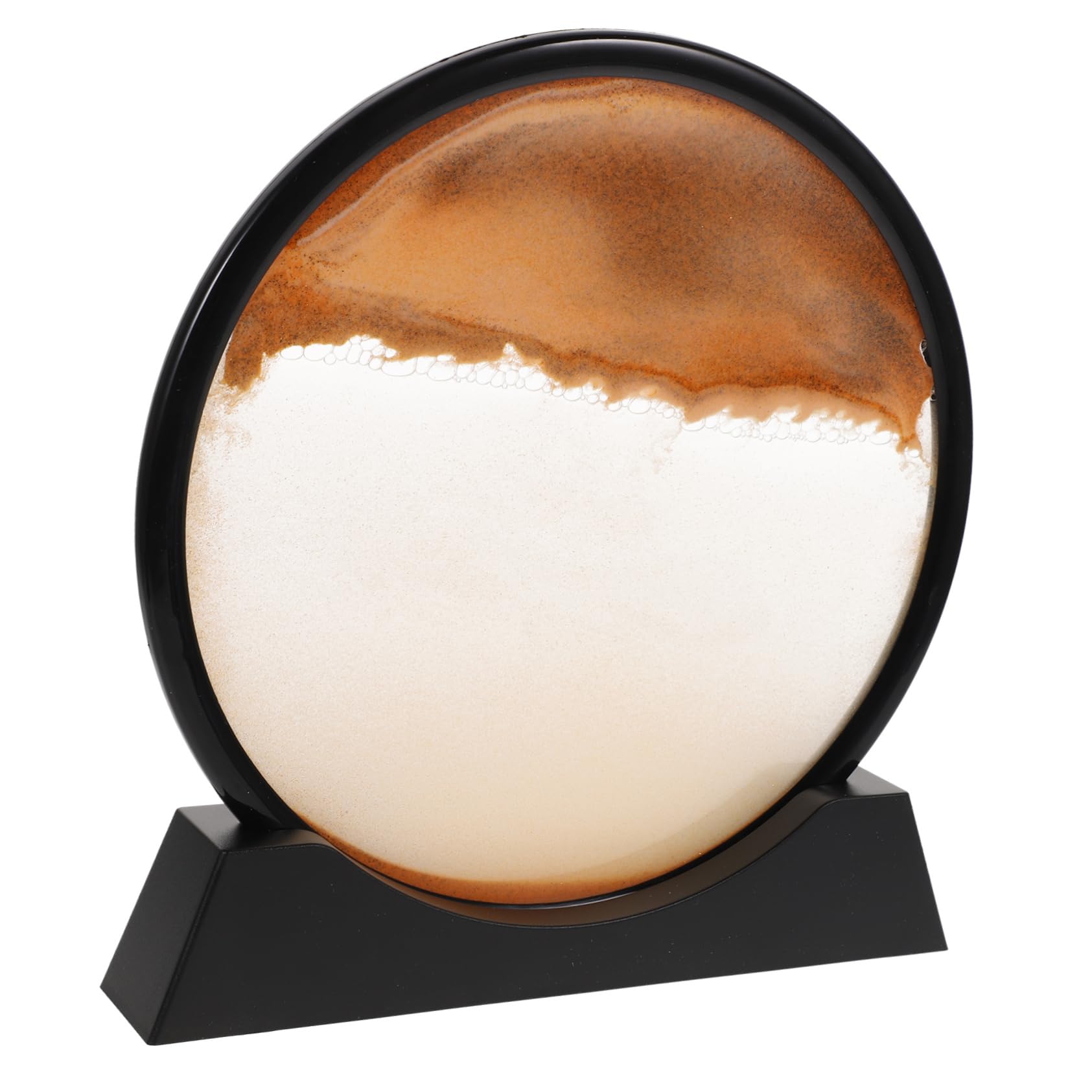 QUMIIRITY Sand Art Office Desk 3D Sand Art Hourglass Moving Sand Art Decor for Relaxation