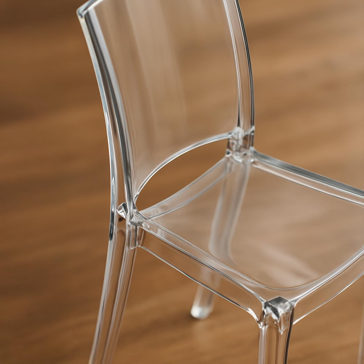 Produce Shop Sillas Transparentes Cocina Bar Restaurante apilable B-Side Grand Soleil - Transparente