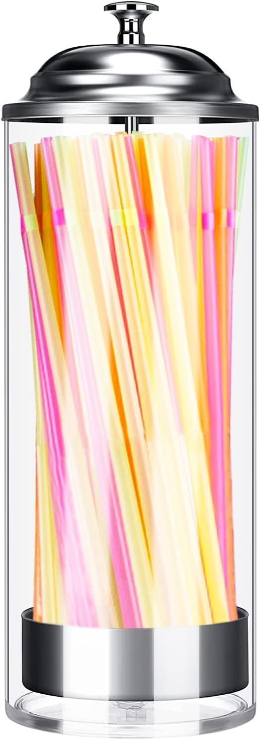 Straw Holder for Standard Size Drinking Straws, Mevtok