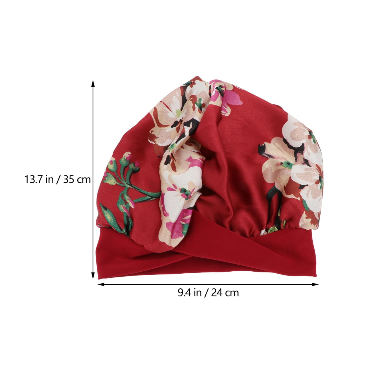 Healeved 6pezzi Cappello Turbante Elastico Ampio Per Donna Cappello Da Notte Traspirante e Multifunzionale Sintetica