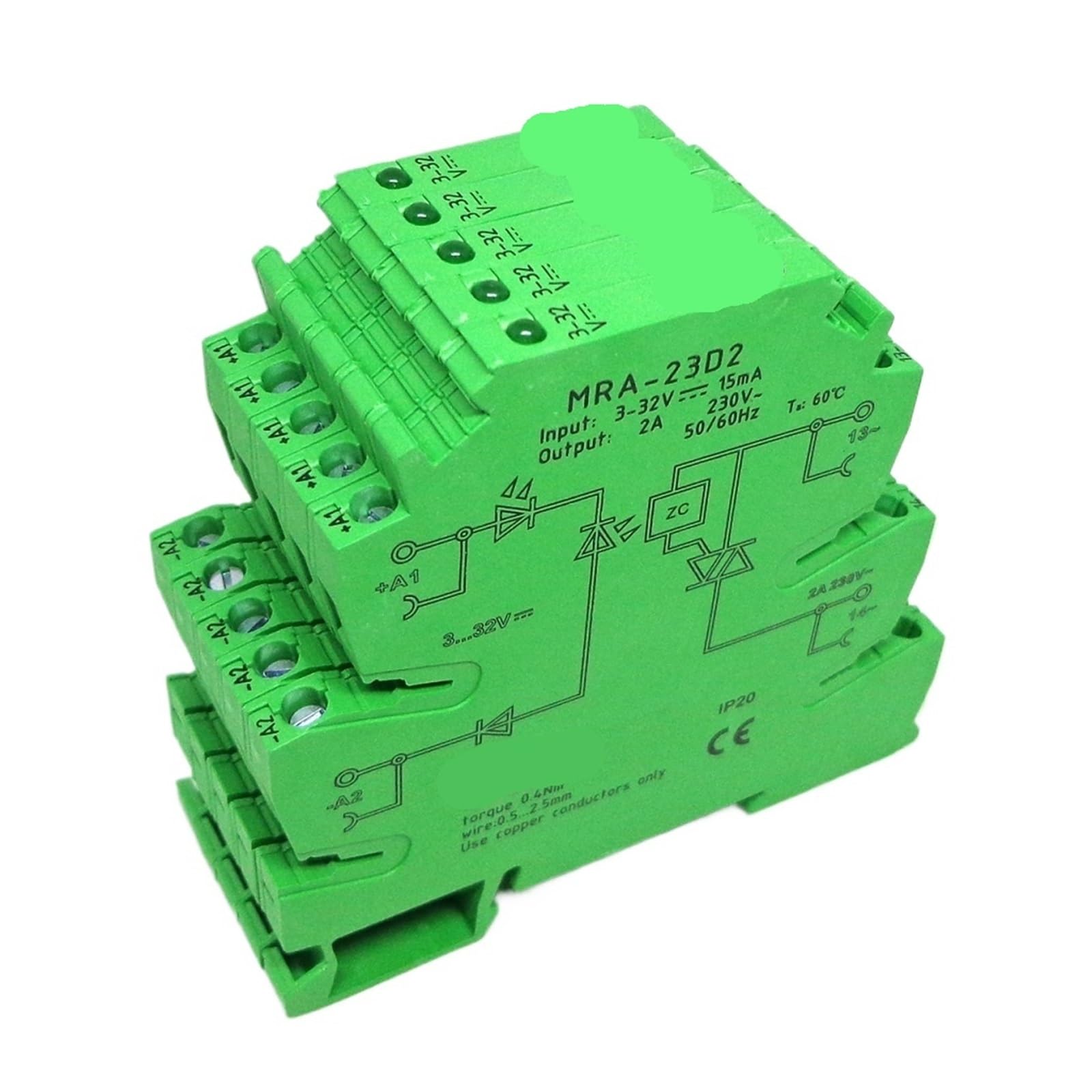 5 STÜCKE MRD-060D2 6,2mm 2A Eingang: 3-32 v DC Halbleiterrelais