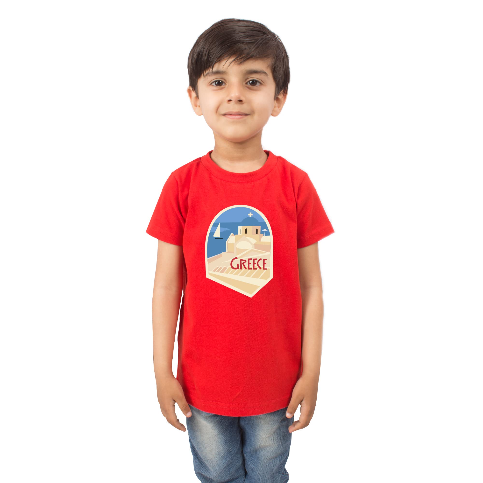 LIMIT Fashion Store Unisex-Child Cartoon Regular Fit T-Shirt