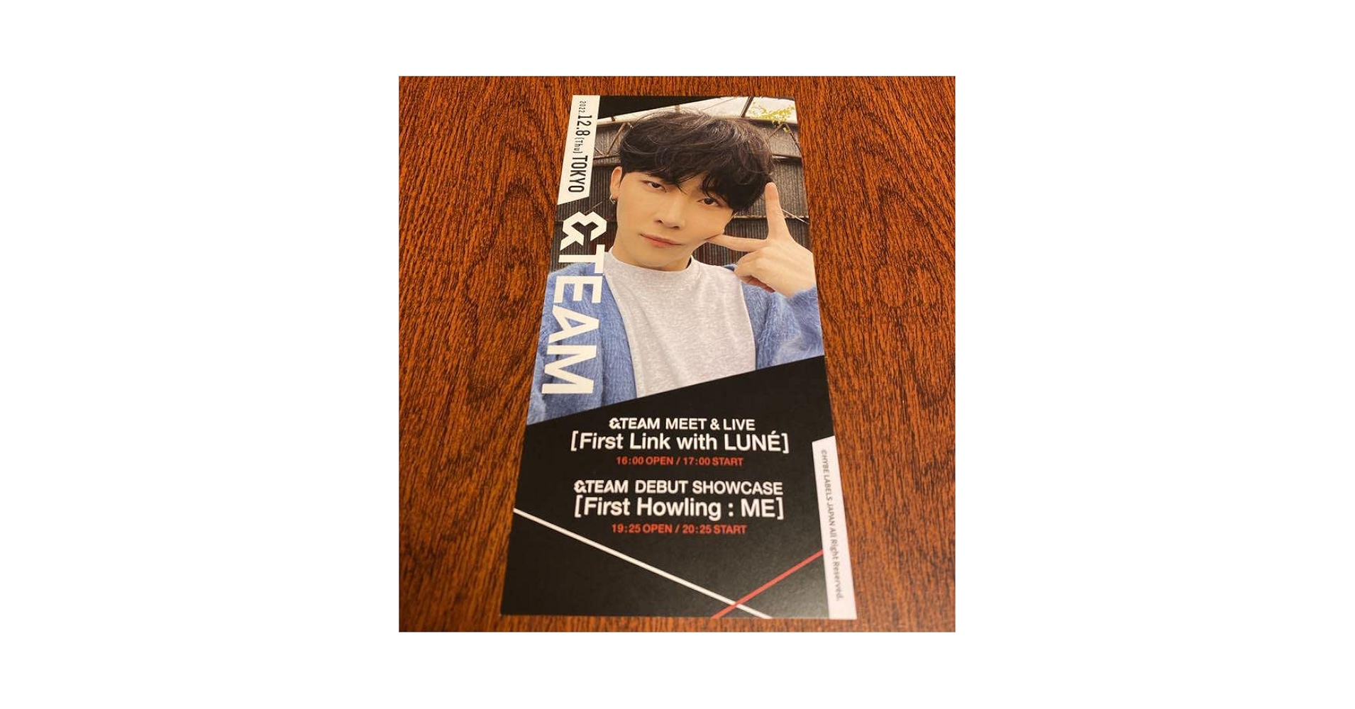 Amazon.co.jp: &team エンチーム デビュー ショーケース