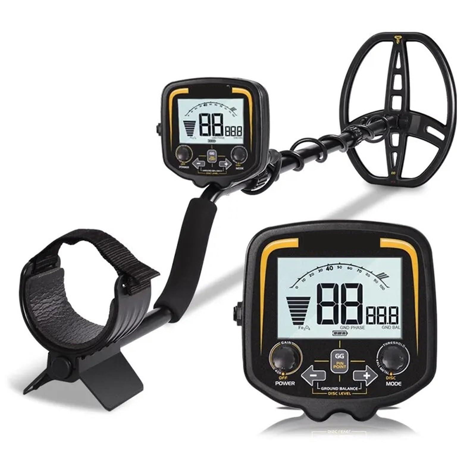 JVDDI Metal Detector Underground Professional Depth 2.5m Scanner Search Finder Gold Detector Treasure Pinpointer 11inch