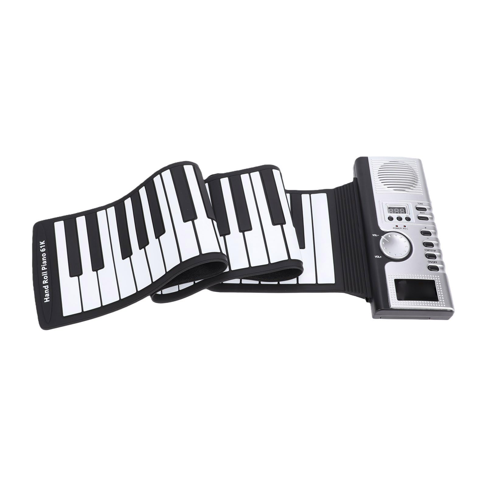 Bewinner Pianoforte Roll Up a 61 Tasti per Principianti con modalità di Insegnamento MIDI