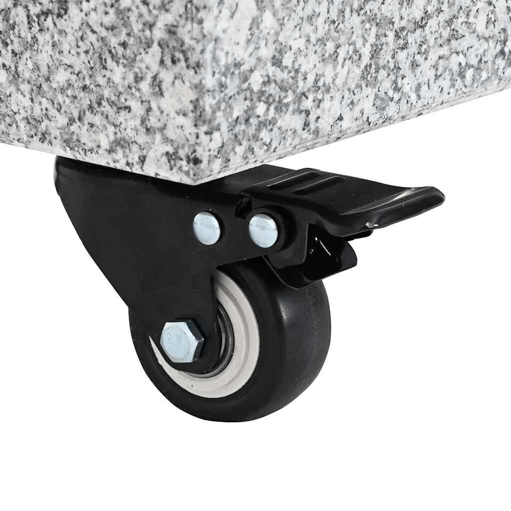 vidaXL Pied de Parasol 30 kg Gris Granite Carré