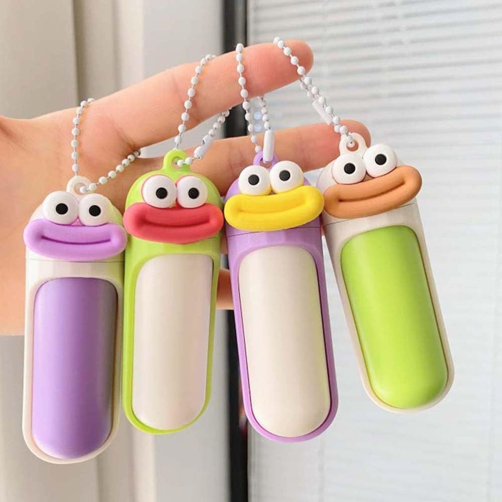 6Pcs Set Decorative Cute Cartoon Mini Nail Clipper Hand Toe Clipper Keychain Pendant Manicure Tool for Home — view 7