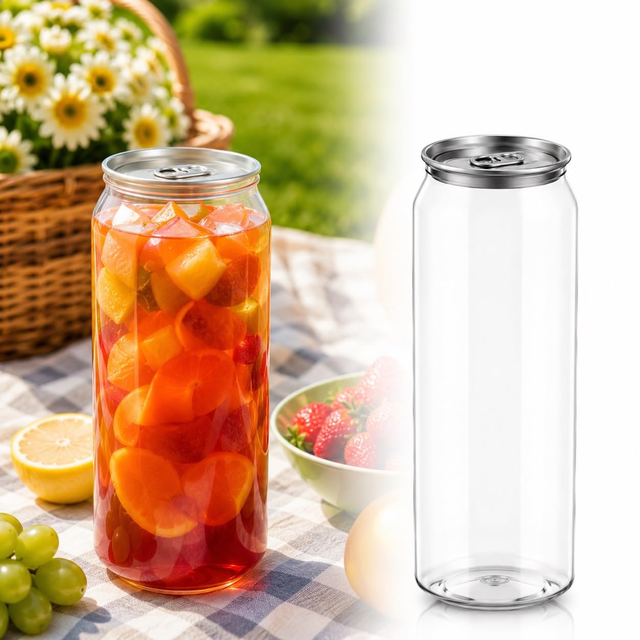 Vasos de plástico herméticos que evitan derrames de café frío, envase ecológico de 330ml