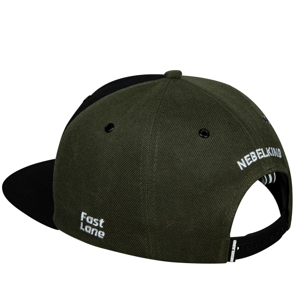 Nebelkind Casquette snapback pour homme et femme Underdog - Taille unique réglable - Unisexe - Casquette de baseball tendance en style streetwear de haute qualité avec visière plate, taille unique