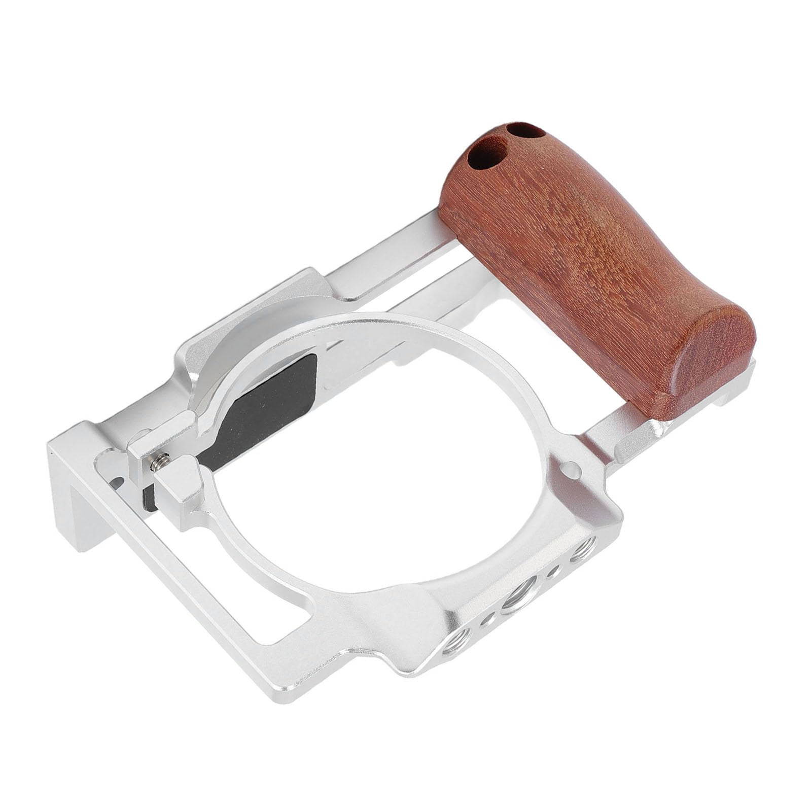 CHICIRIS Gabbia Video per Fotocamera per Rig ZV1 in Alluminio Resistente con Molteplici Opzioni di Montaggio Migliore Produzione Cinematografica (SILVER)