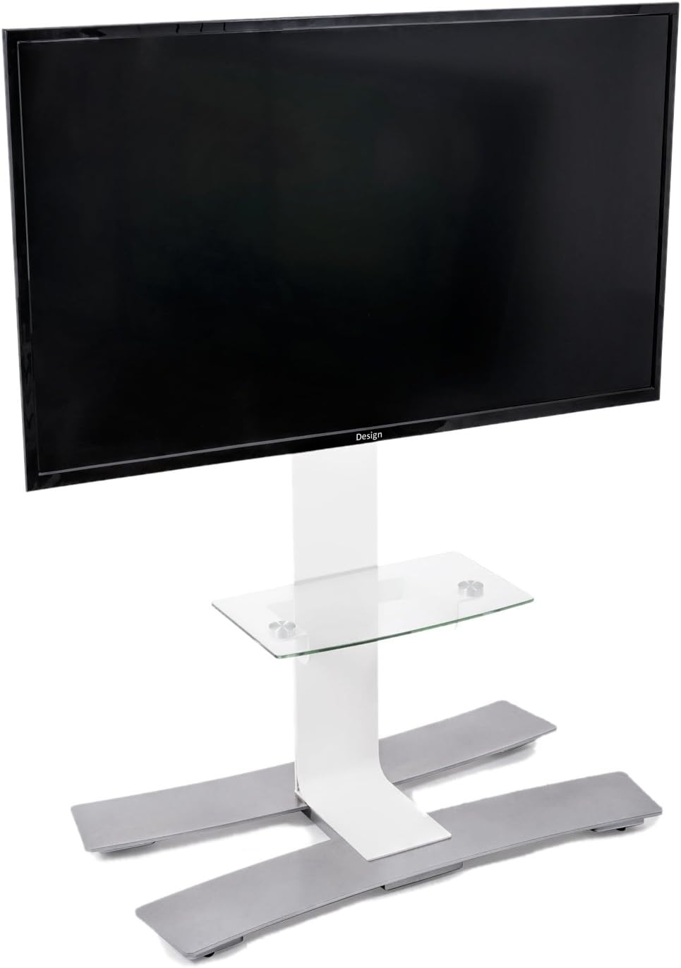 Will 1050 Mobile Stand with Shelf for 30"- 55" TV Screens (White)
