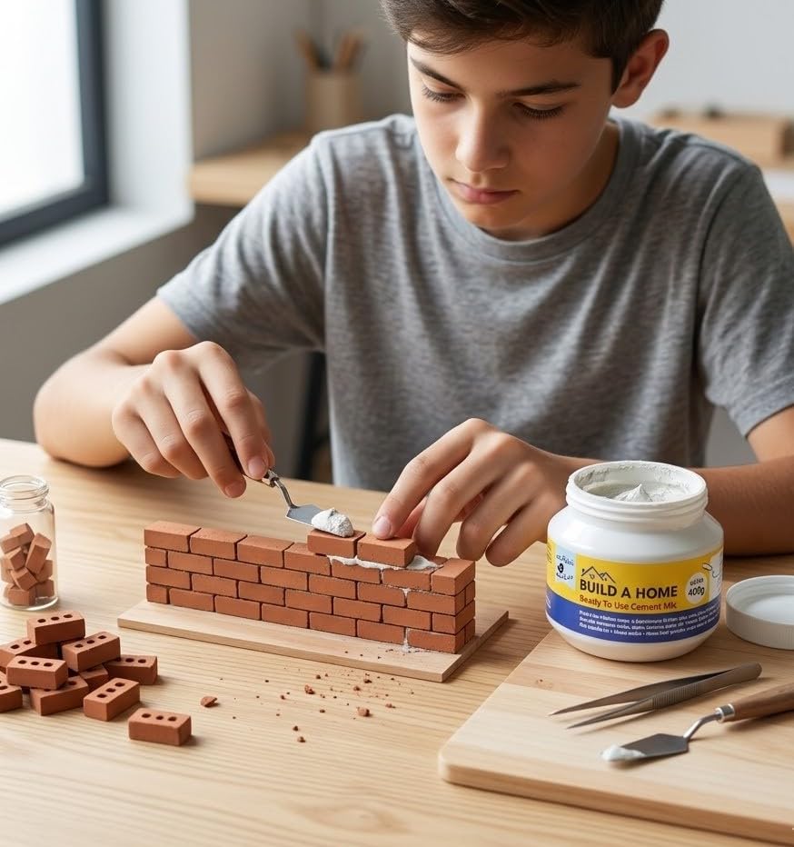 Image of Little Birdie Build A Home Ready To Use Cement Mix White 400G Bottle