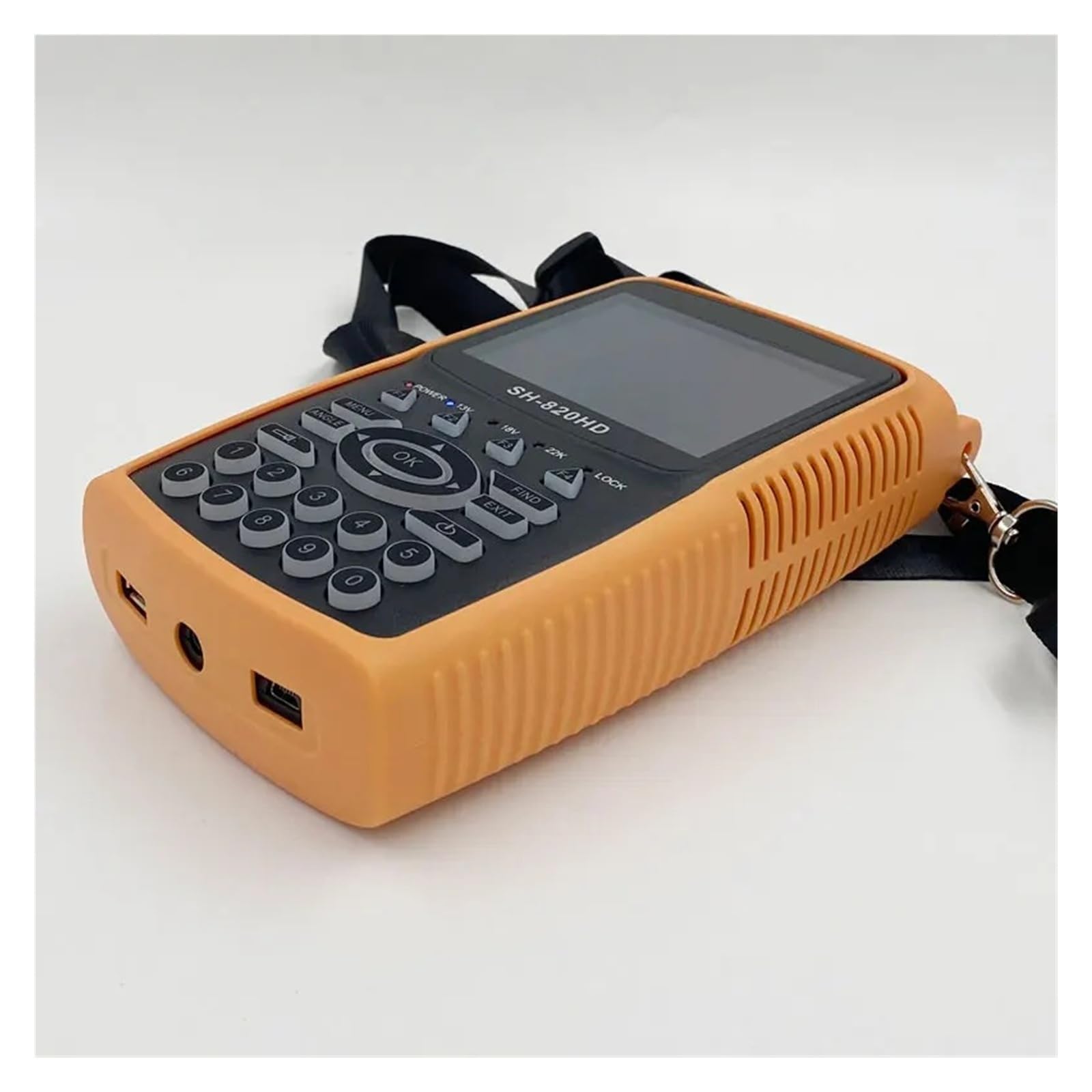 Localizador de satélite con Pantalla LCD TFT de 3,5 Pulgadas, SH-820HD, DVB-T2, DVB-2, DVB-C, probador CCTV Borrar Pantalla(S2+T2)