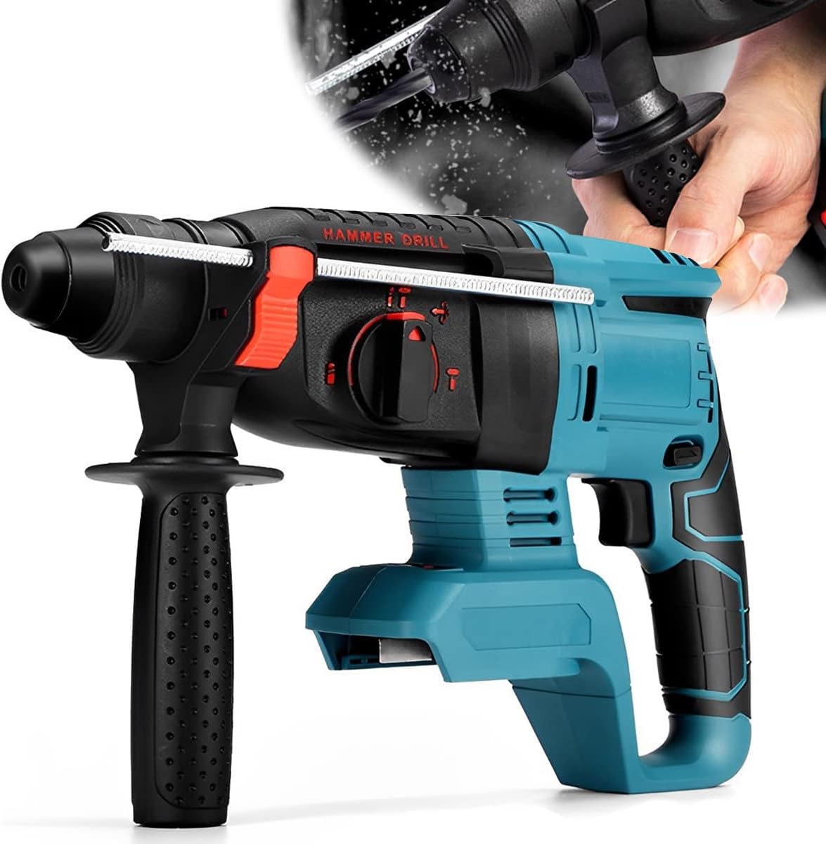 Dznils Brushless Electric Hammer Professional Hammer Drill Electric