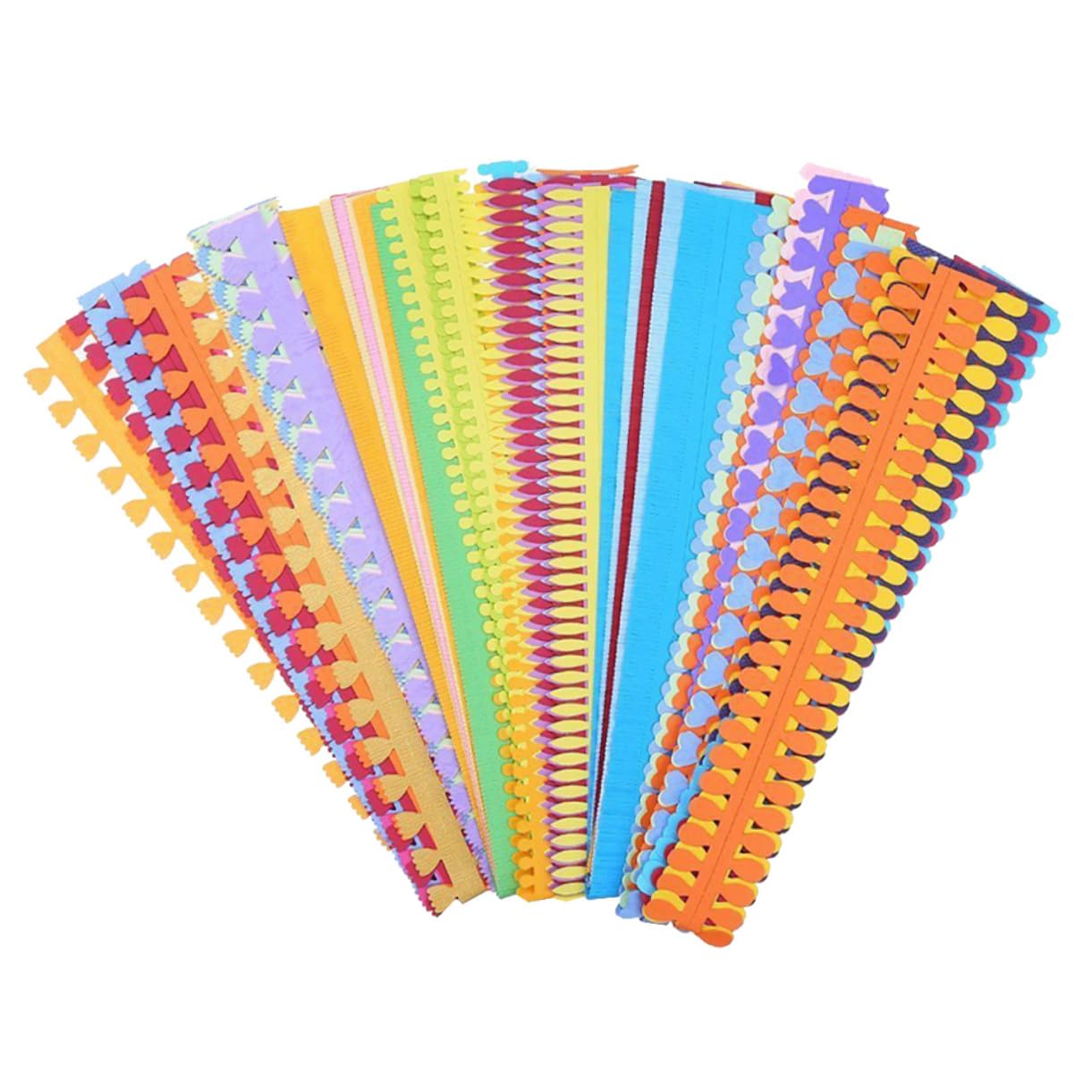 LALAFINA 60pcs DIY Quilling Art Flower Paper Craft Making Quilling Strips Set Quilling Flower Strips for Classroom Wedding Party