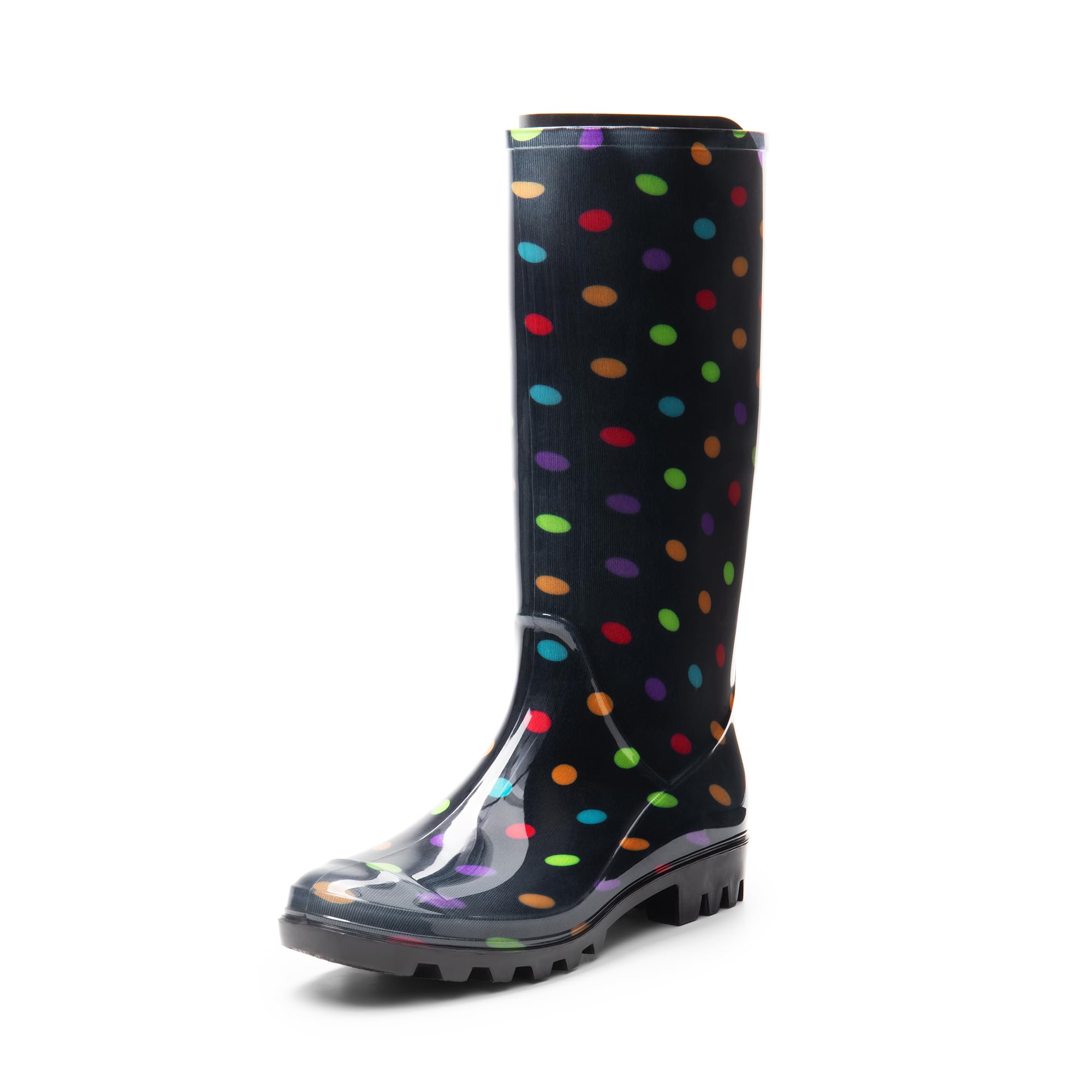 DREAM PAIRS Wasserdicht Regenstiefel Damen Bequem Regenschuhe Gummistiefel Wasserdicht Hohe Gartenschuhe