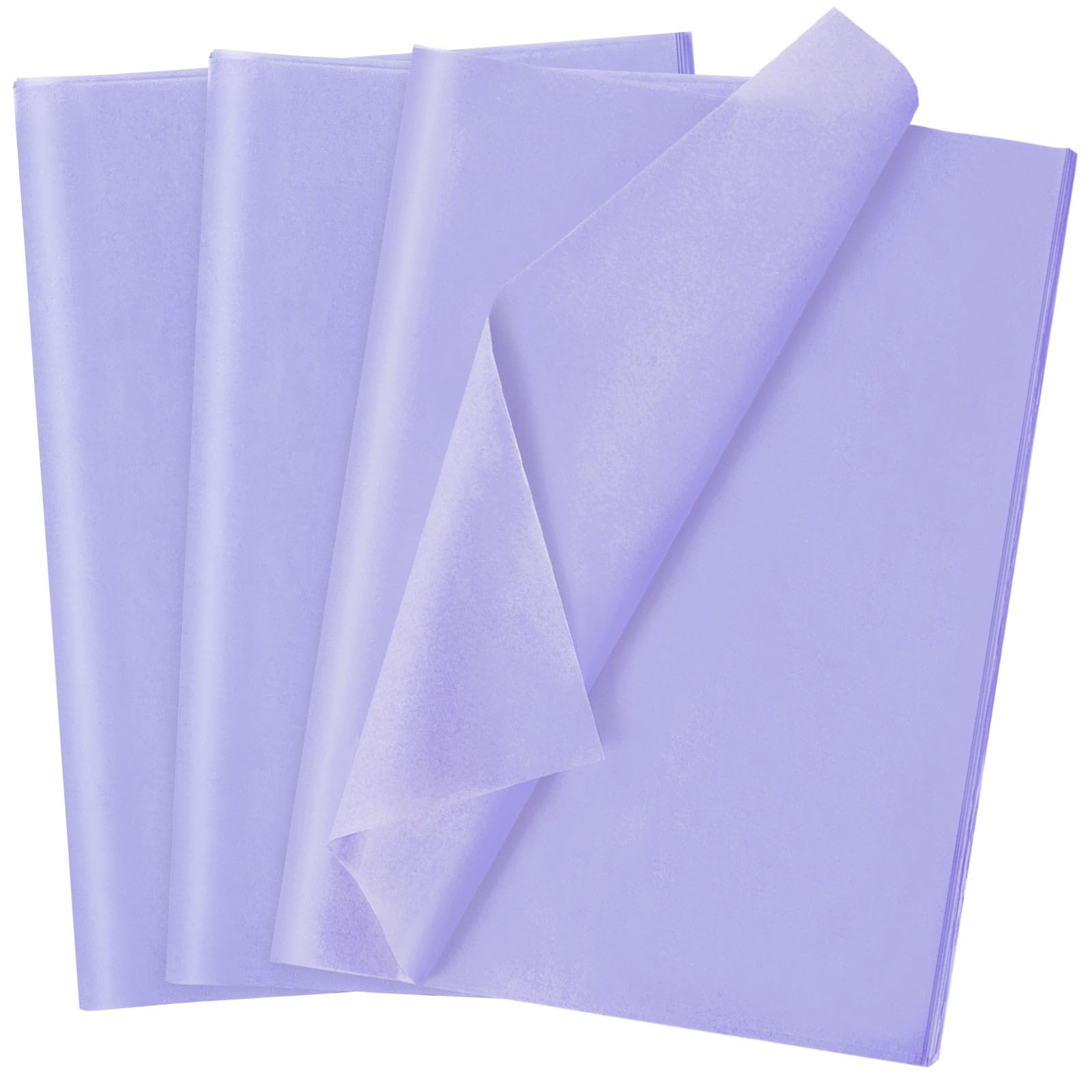 120 Sheets 14 x 20 Inch Light Purple Tissue Paper for Gift Bag