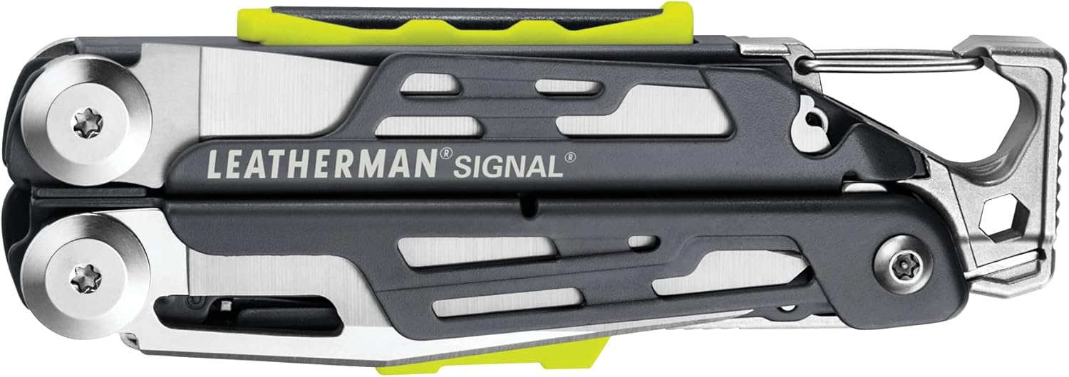 🔥 Flаѕh Sаlе LEATHERMAN, Signal Camping Multitool with Fire Starter, Hammer and Emergency Whistle, Grey/Yellow with Nylon Sheath Exсluѕіvе Dіѕсоunt 60% Prісе LEATHERMAN, Signal Camping Multitool with Fire Starter, Hammer and Emergency Whistle, Grey/Yellow with Nylon Sheath