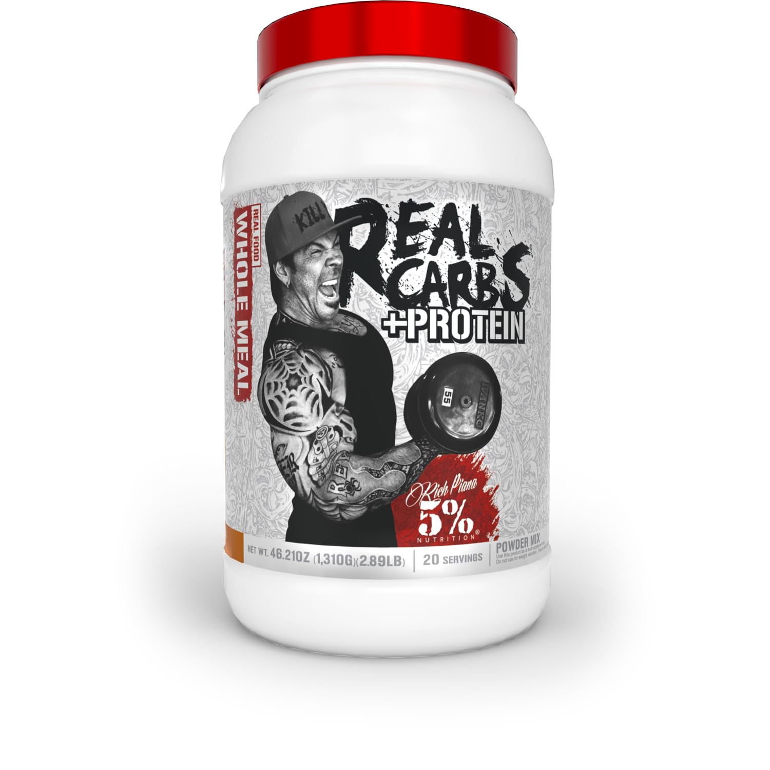 TAKEZ L　リッチピアーナ 5%Nutrition6点セット Amazon.com: 5% Nutrition Rich Piana Real Carbs + Protein | Clean