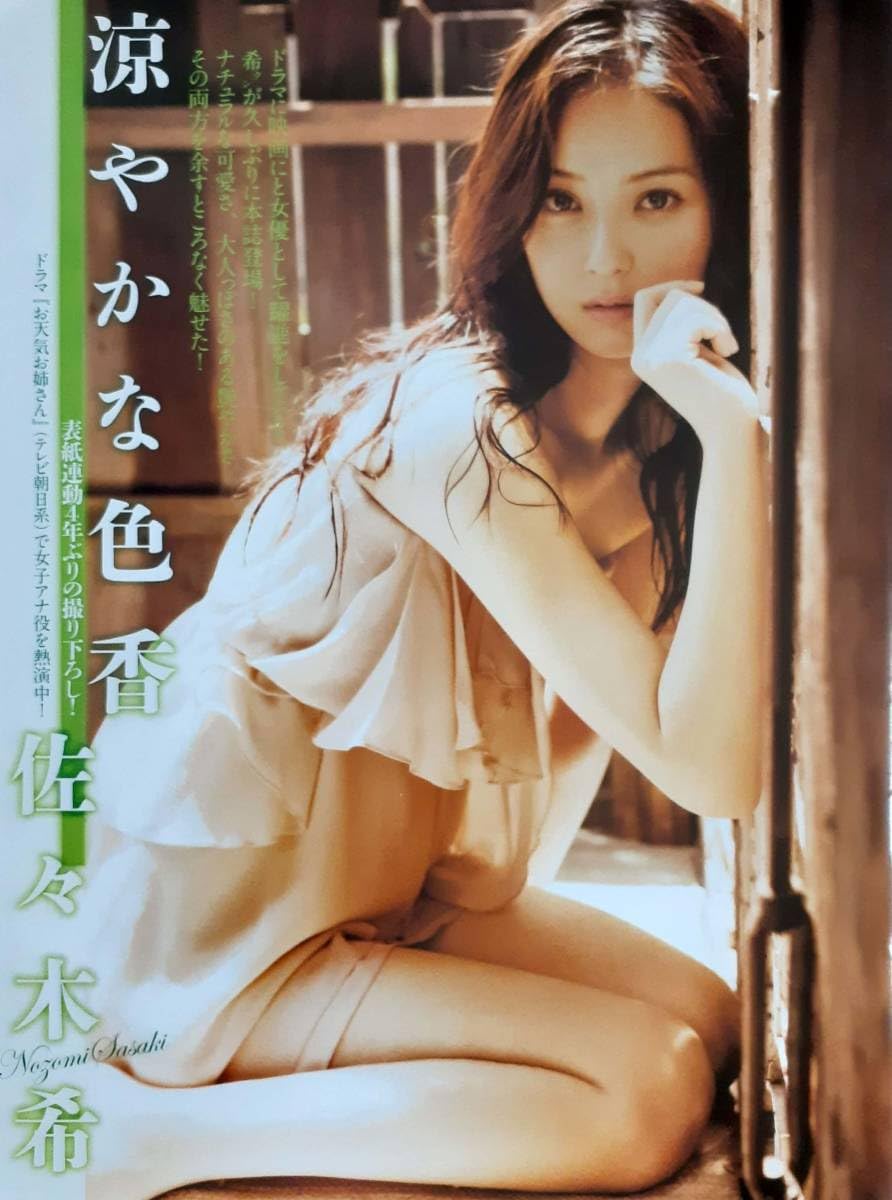 ▲限定１名様▲女優▲佐々木希▲切り抜きクリアブック3冊▲ △限定1名様△女優△佐々木希△切り抜きクリアブック3冊△ 雑誌