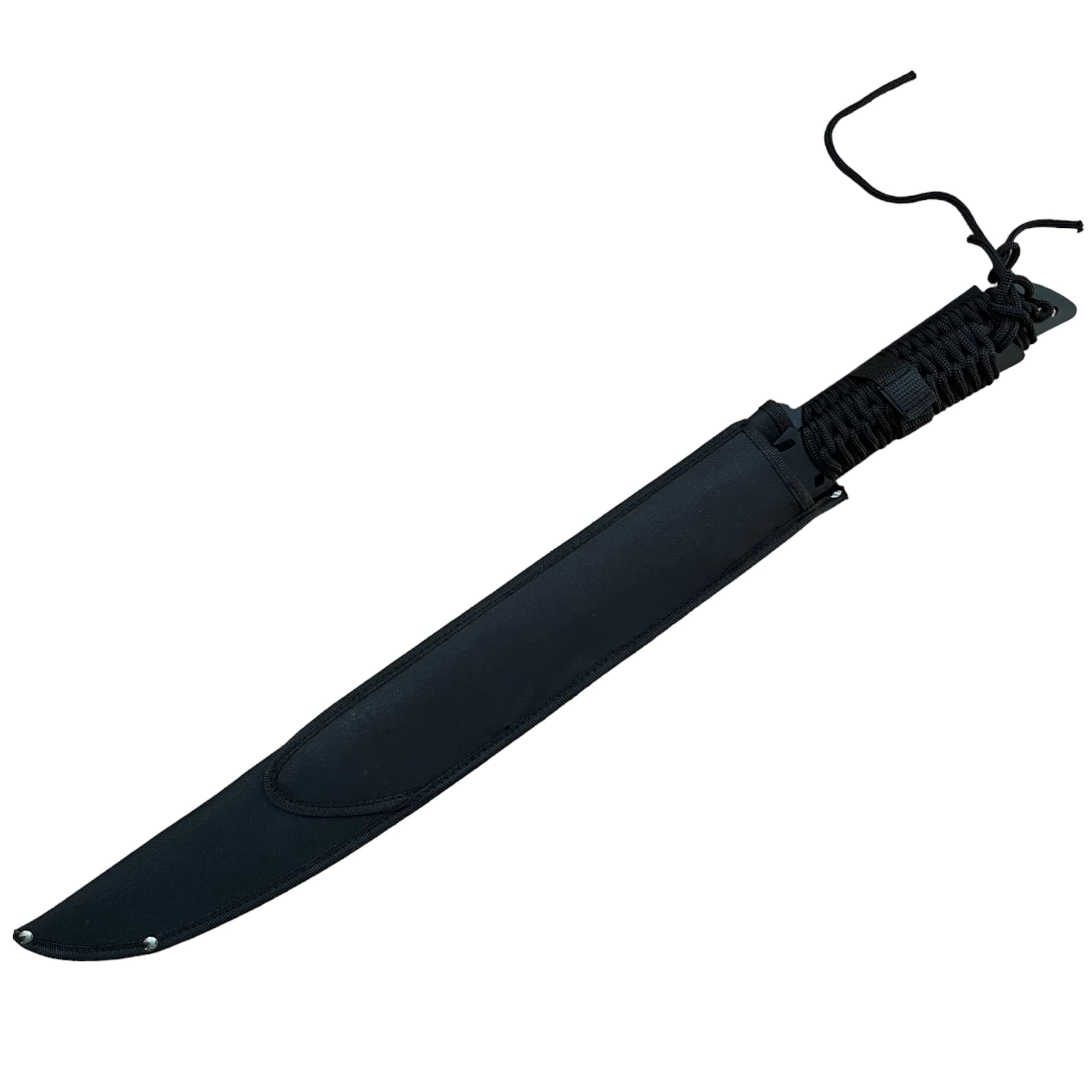 EIN Satz 2 Machete Katana Ninja Schwert scharf echt zum Training Metall Stahl 2 Schwerter in einem Samurai Nur für Erwachsene 68 cm und 45 cm - 18 Jahre erforderlich 104