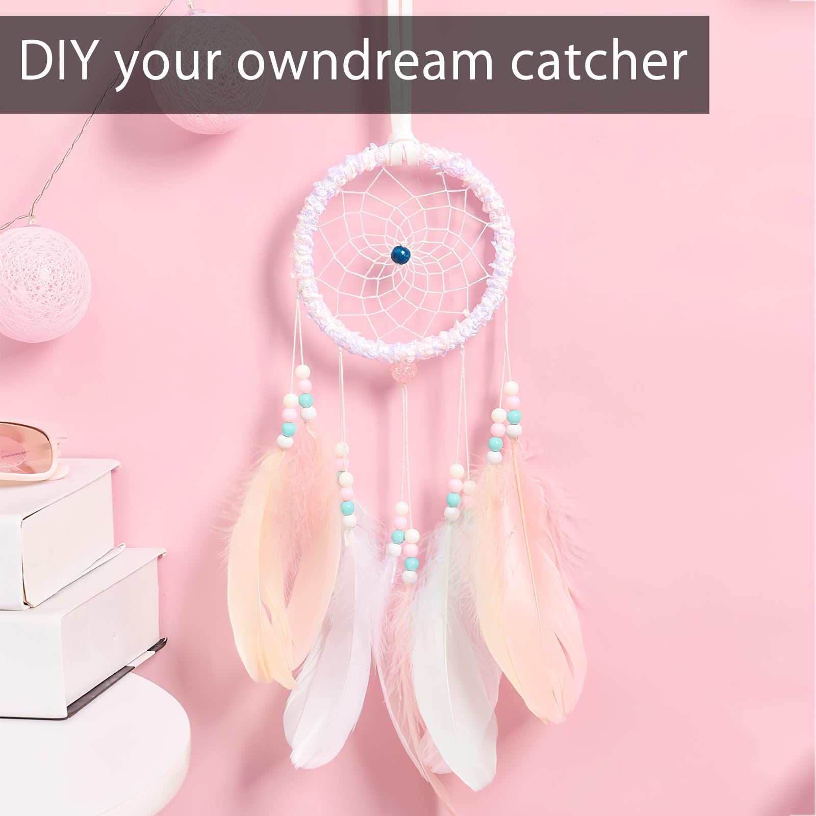 Wadafen Bambus Holzringe 20cm & 15cm - 12 Stück Makramee Ringe Für DIY Traumfänger & Deko