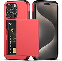 Vista 38 de Nvollnoe Compatible con iPhone 15 Funda con ranura para tarjetas, resistente, protectora de doble capa, a prueba de golpes, ranura oculta