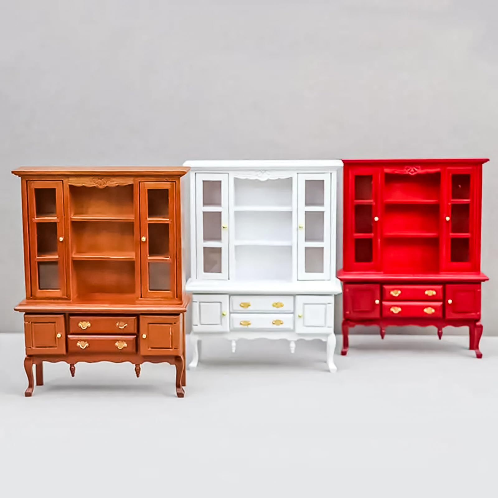 ヴィンテージ、キャビネット、ミニチュア、ドールハウス Amazon.co.jp: ヴィンテージミニチュアキャビネット1:12スケールドール