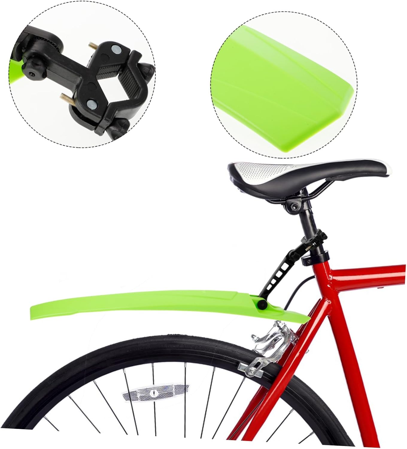 1Set Sturdy Outdoor Mud Guard for Mountain Bikes Durable and Easy to Install Protective Fenders for Cycling Quick Release Design