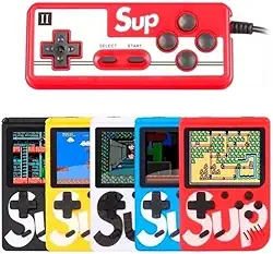 Game Portátil Sup Game Box Plus, 400 Jogos Nostálgicos com Controle Multiplayer e com Tela LCD
