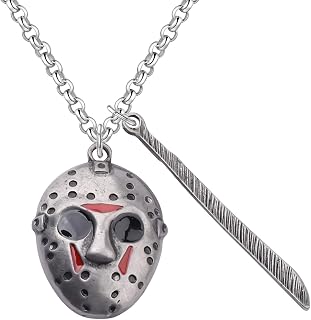 KEYCHIN Jason Machete Necklace Movie Fans Gift Thriller 80's Horror Jewellery (Jason NK)