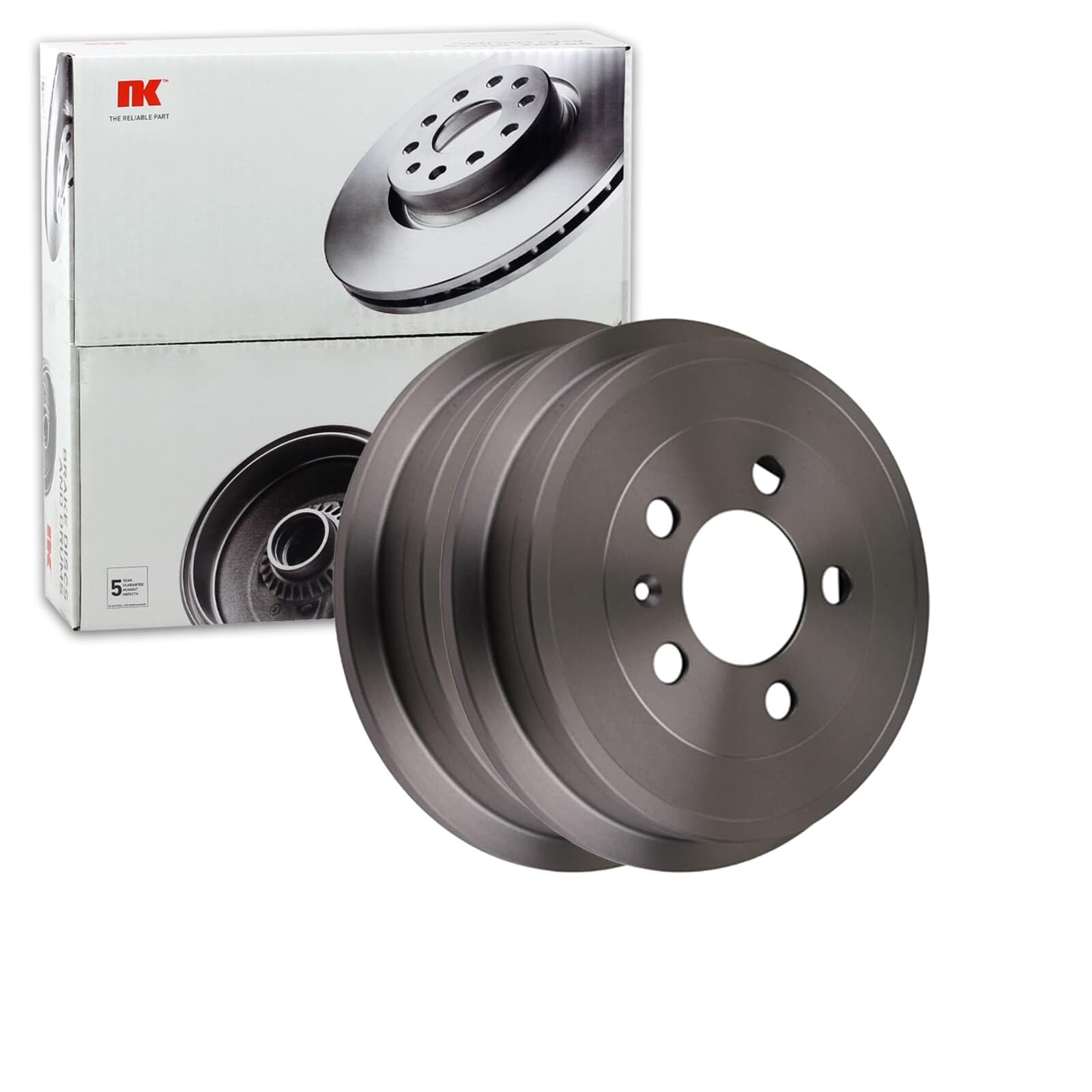 2x NK Ø 200mm Bremstrommeln hinten | 2x 254727 passend für A2 Cordoba Ibiza