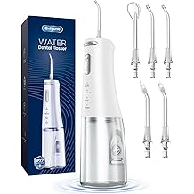 Onlyone Rechargeable Cordless Water Flosser with Adjustable Water Pressure for Daily Oral Care, Power Dental Flosser for Home and Travel Use, Portable Oral Irrigator for Sensitive Gums and Braces Care