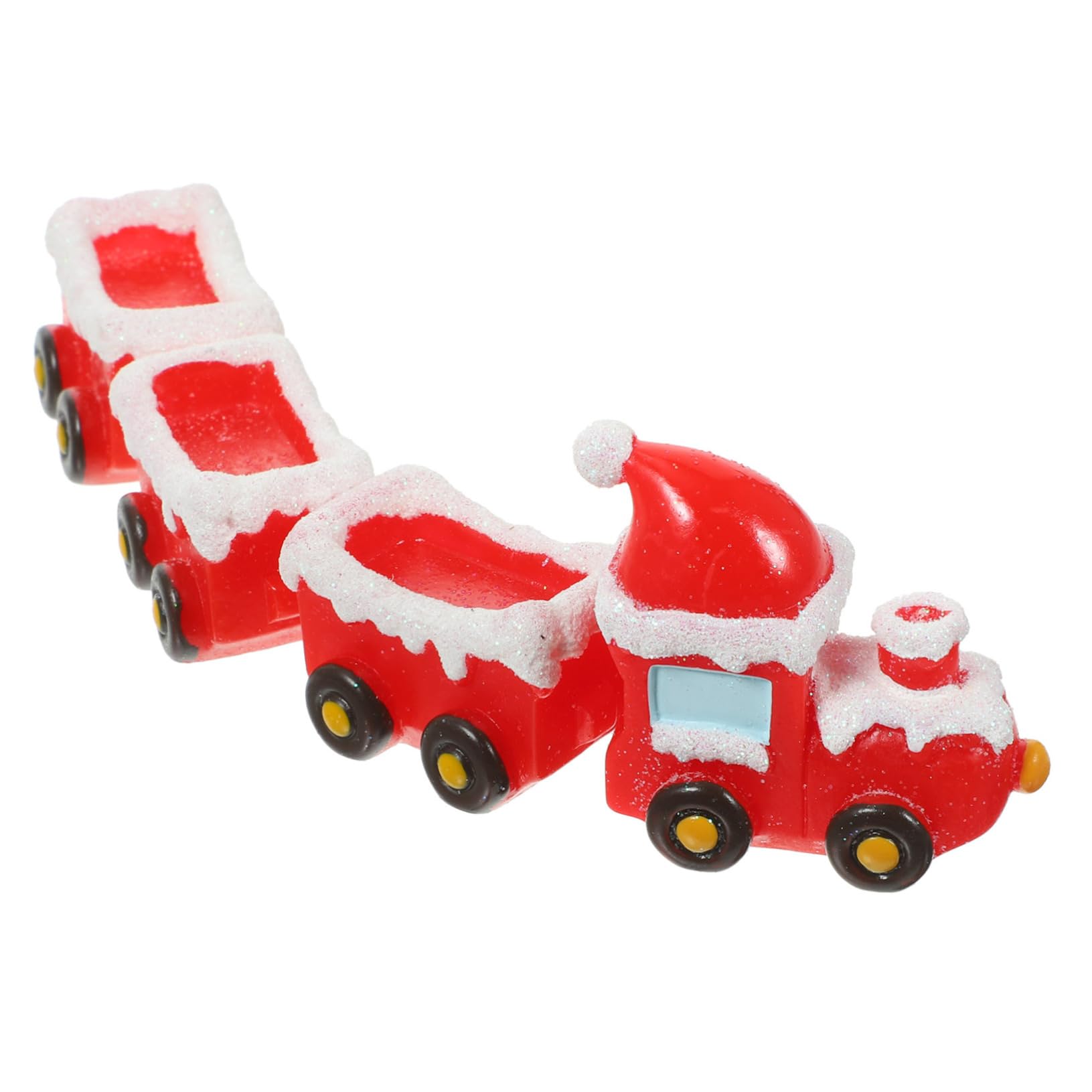 OUNONA 5 Set Ornamenti Del Treno Di Natale Villaggio Cervo Decorazioni Natalizie Per La Casa Delle Bambole Articoli Natalizi Miniature Natività Figurina Scena Nozze Carino Figurine Resina