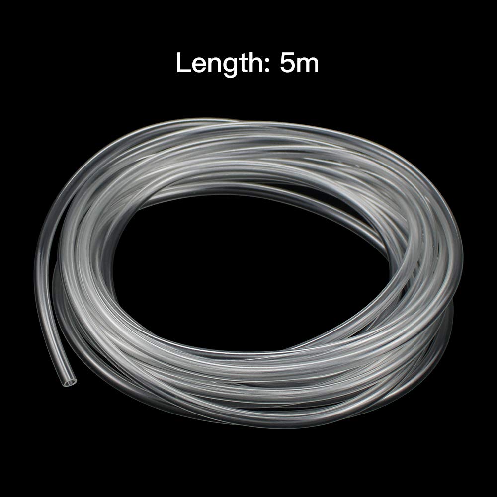 CESFONJER Manguera PVC Transparente 4x6mm: 5 Metros De Flexibilidad Y Resistencia + Cortador Gratis Para Tus Proyectos De Bricolaje