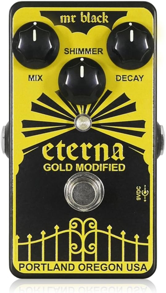 Mr Black Eterna Gold Modified Shimmering Reverb Pedal