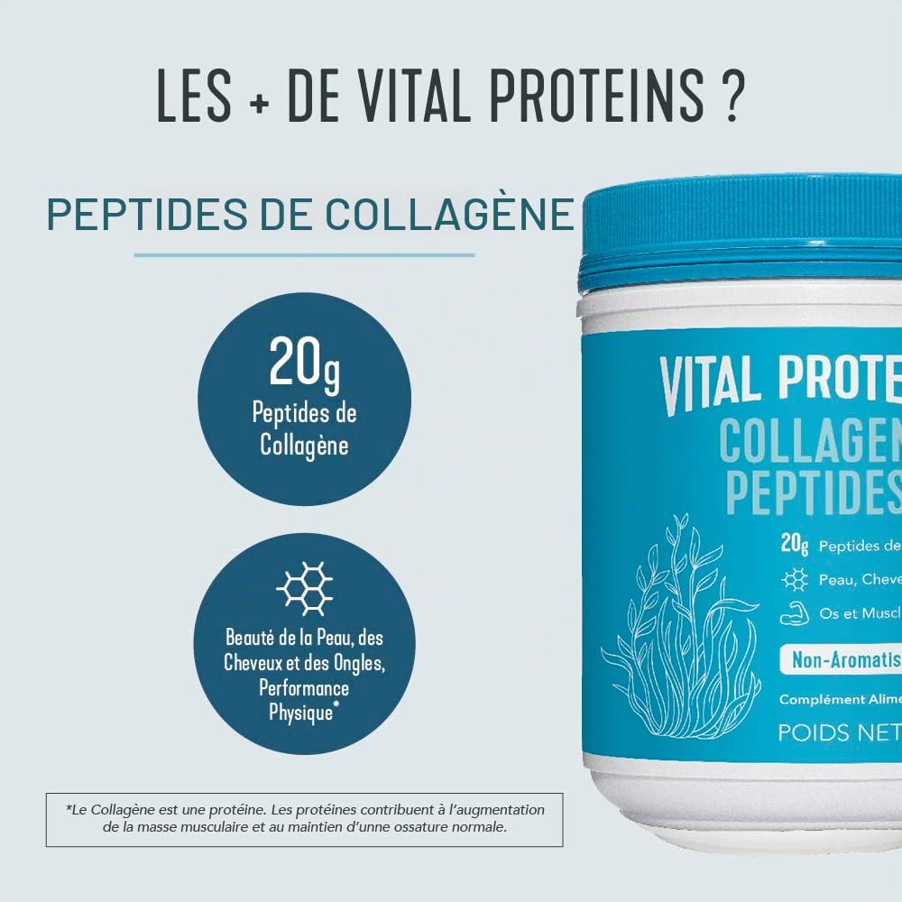 Vital Proteins Collagen Peptides non aromatisé 567gr