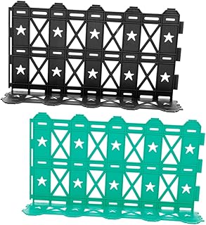 2pcs Vegetable Baffle Fence Sturdy Food-Grade Guardrail for Organizing Fresh Fruits and Vegetables Supermarkets and Easy to Clean