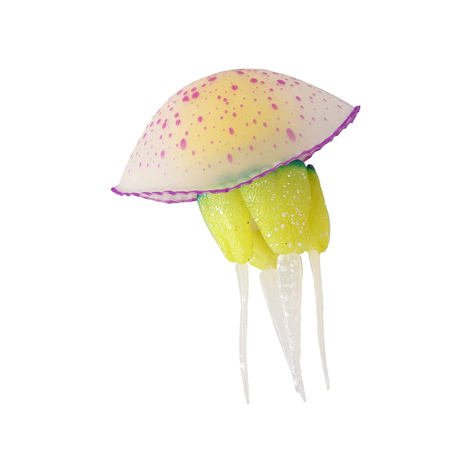 Emily Pets Artificial Glowing Effect Jellyfish Ornament for Fish Tank with Invisible Line Suction Cups (B08X24F818) Amazon Price History, Amazon Price Tracker