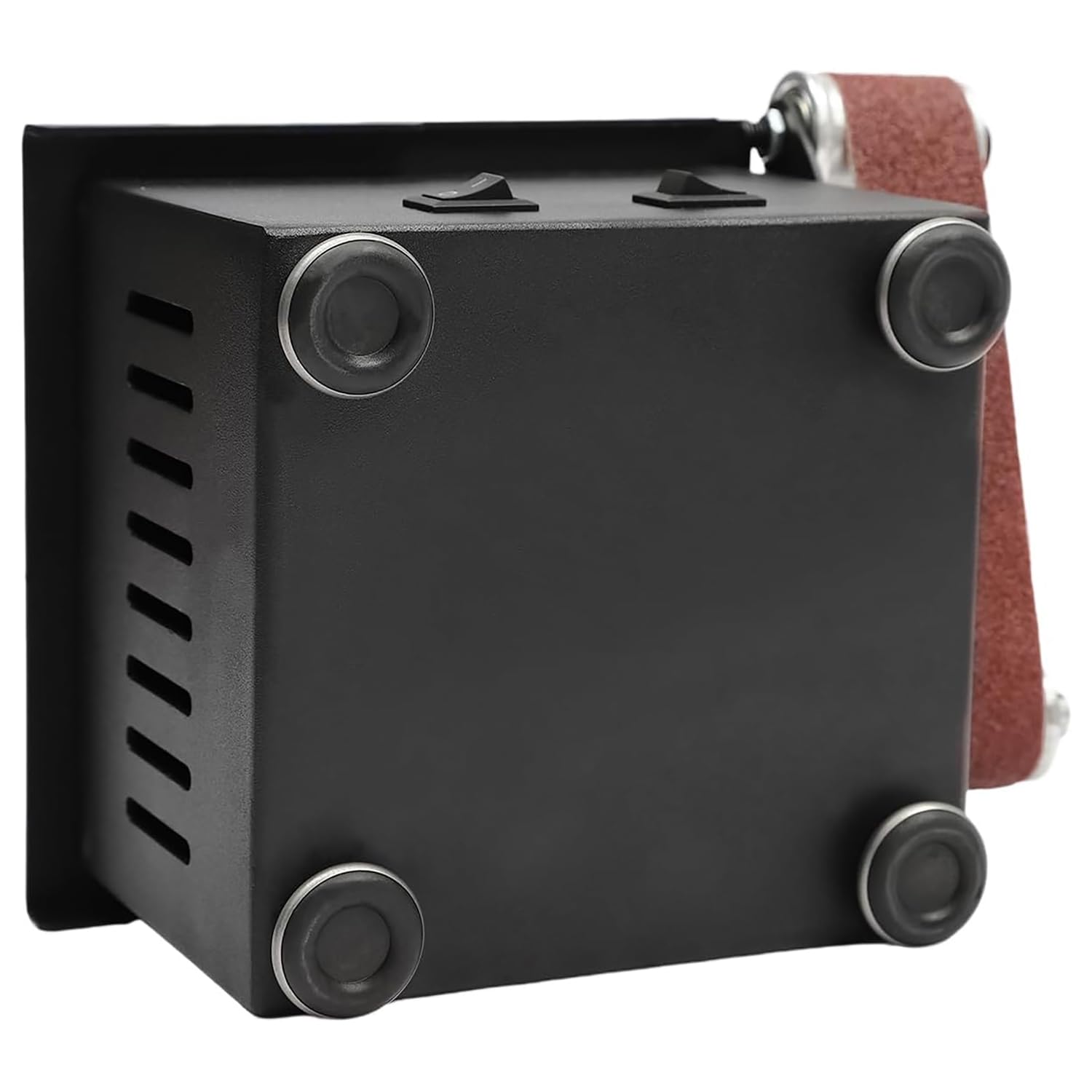 Miniaturowa Szlifierka Taśmowa, 100 W, Szlifierka Polerująca Z 10 Taśmami I Papierami Ściernymi, Tarcza Ścierna 6-Calowa, 7-Stopniowa Regulacja Prędkości, Do Modelarstwa, Drewno