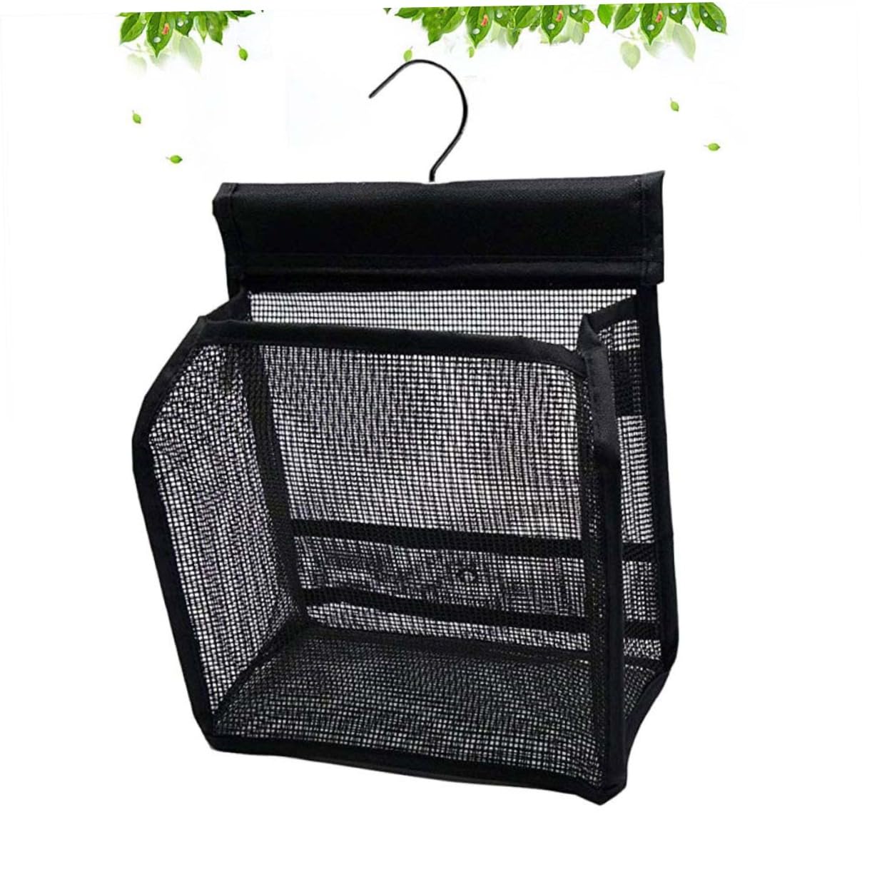 LIFKOME Set di 3 Ceste Portaoggetti Nero in Pvc per Doccia Sezione Interna Profonda, Organizer Bagno da Appendere per Accessori da Viaggio e Uso Quotidiano