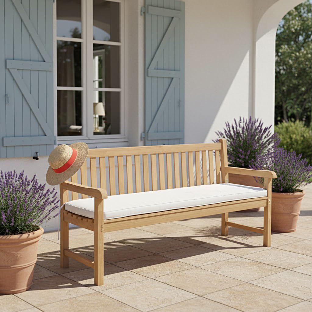 Teck'Attitude Banc en Teck Massif Londres 180 cm
