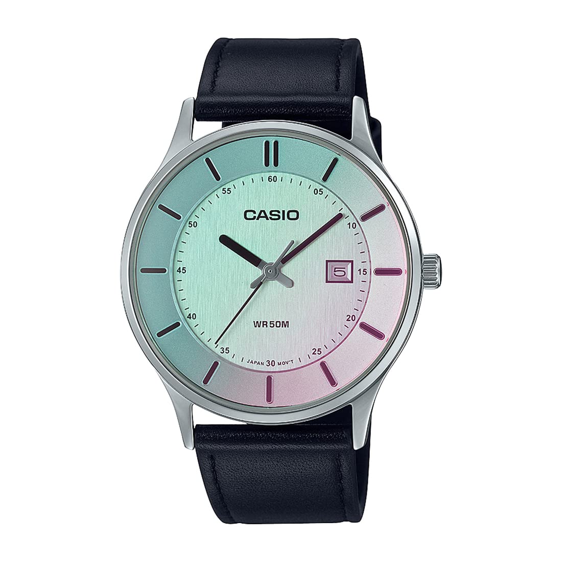 Casio Men Leather Enticer Analog Blue Dial Watch-Mtp-E605L-7Evdf, Band Color-Black (B0BQYCXJJJ) Amazon Price History, Amazon Price Tracker