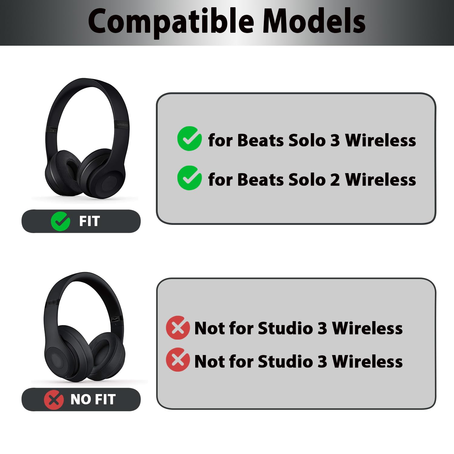 Amazon.com: Solo3 Earpads Replacement, Ear Pads Cushions