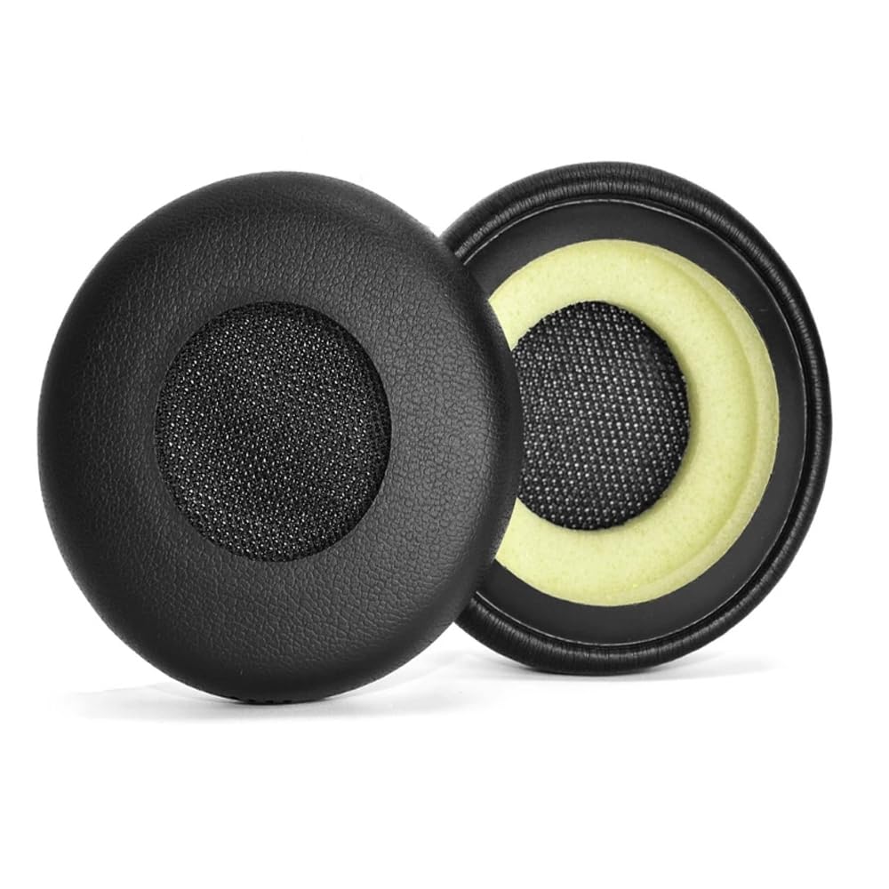Almohadillas Para Auriculares Evolve2 75 - Recambio Suave, Elástico, Aislamiento De Ruido, Color Negro