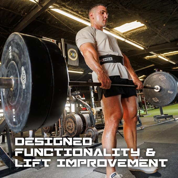 Miniatura 2 de Cinturón de levantamiento de pesas de alta calidad, cinturón de peso de 4 pulgadas para hombres y mujeres con hebilla de metal autobloqueante para